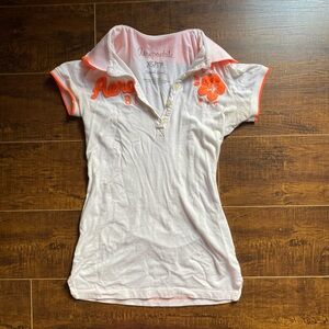 Aeropostale White Polo Shirt
